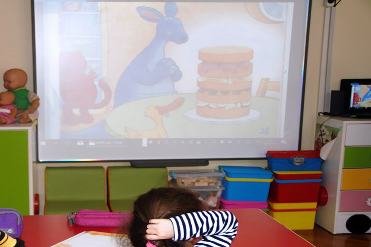 anaokulu ingilizce dersi